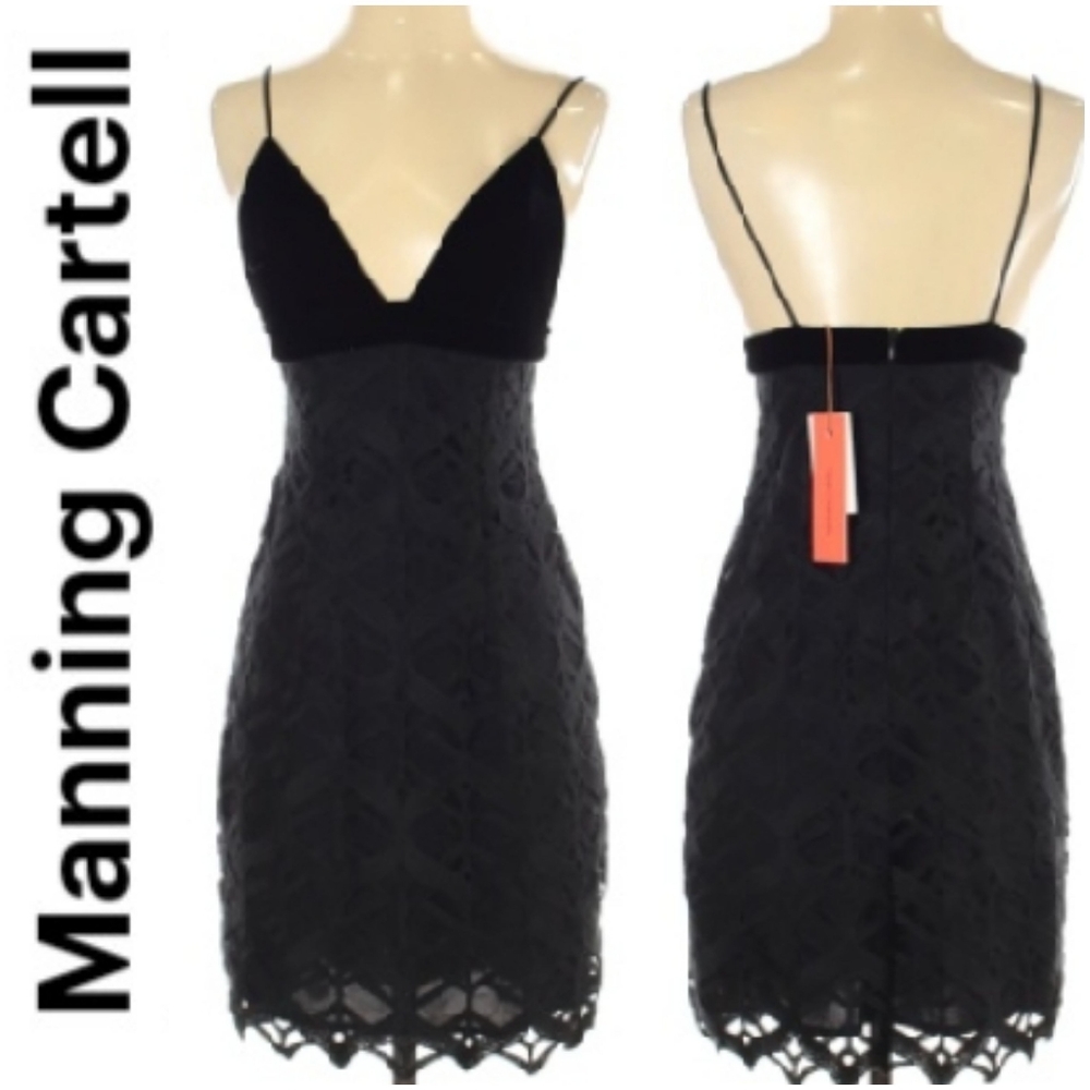 Manning Cartell NWT! sleeveless black dress 🤍SIZE 0